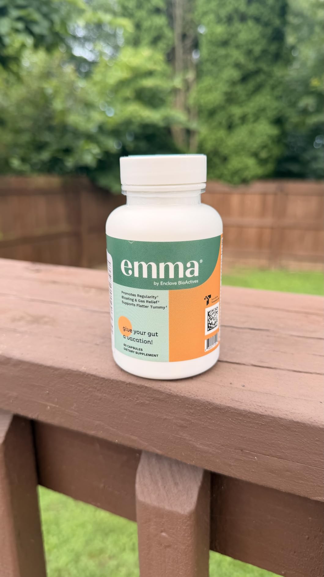 Emma Gut Health Relief Supplement, Doctor Endorsed Formula for Women & Men, Leaky Gut & Digestive Support for Constipation, Bloating & Gas Relief with Berberine, Resveratrol, Quercetin, 60 Capsules customer photo 2