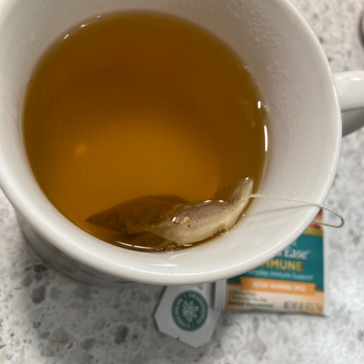 Traditional Medicinals Organic Stress Ease Immune, 16 Tea Bags | With Adaptogens, Reishi Warming Spice, Immune Support with Astragalus, Kosher, Non-GMO, Caffeine-Free, Compostable customer photo 1