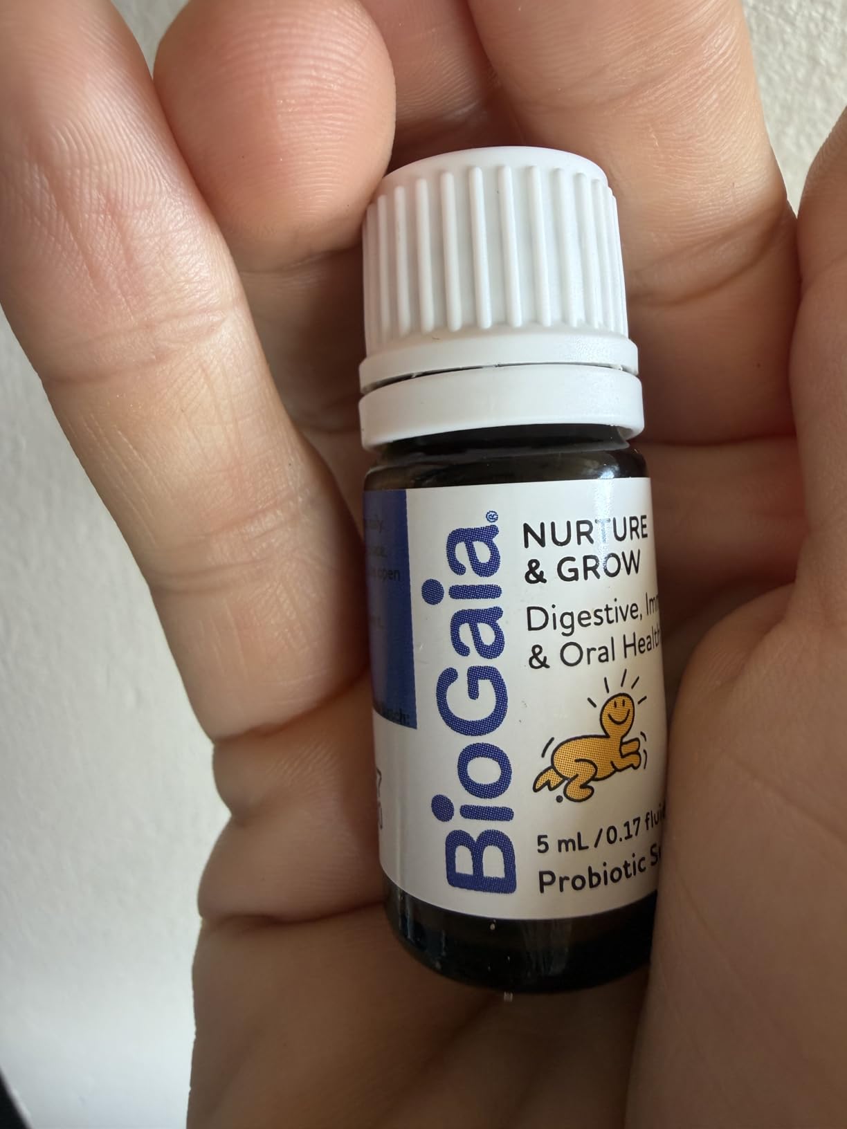 BioGaia Nurture & Grow for Toddlers | Ages 1+ | Liquid Probiotic | Allergen-Free | Triple-Benefit Probiotic for Kids | Digestive Health, Immune Support & Oral Health Protection | 25-Day Supply customer photo 1