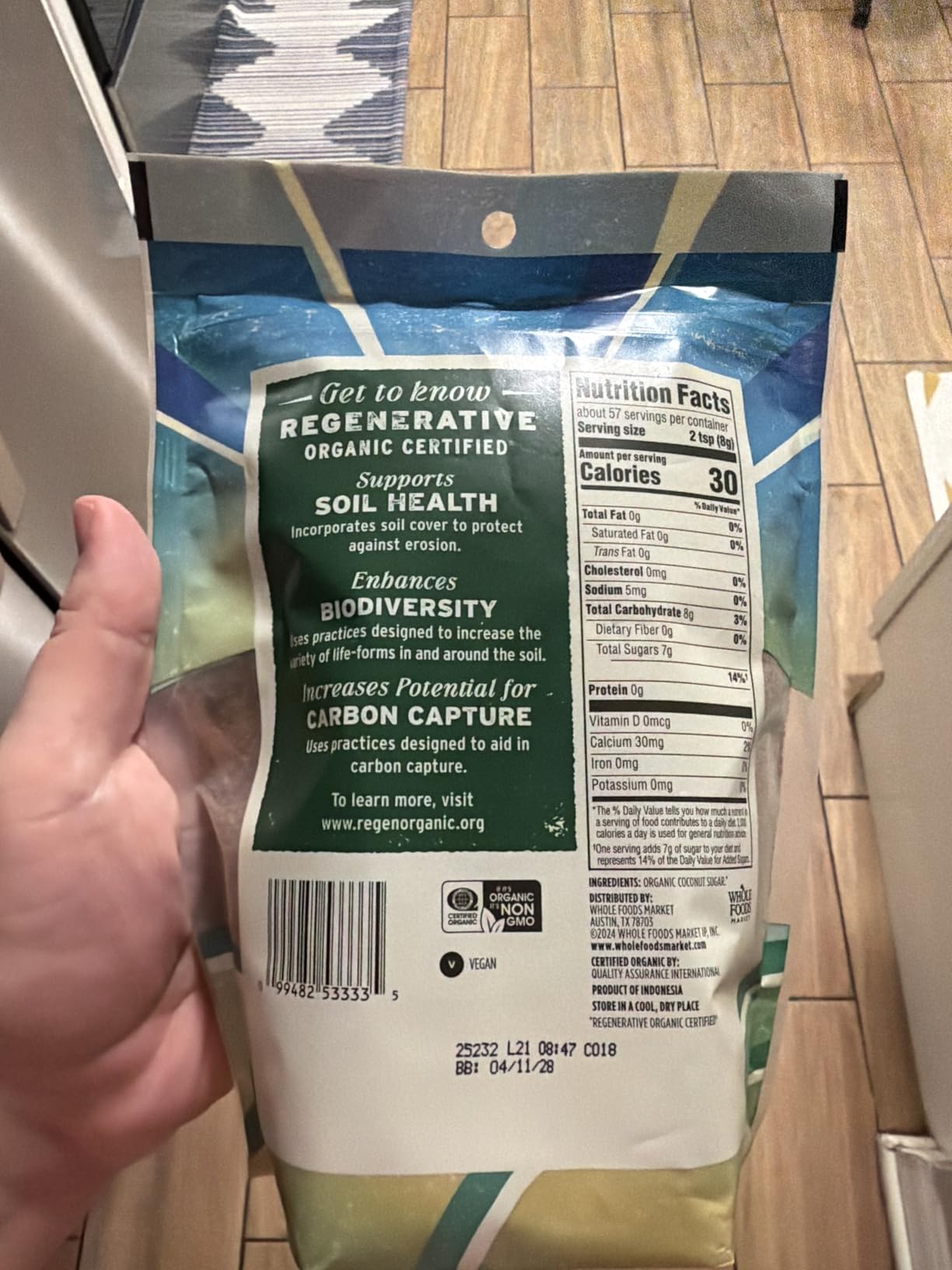 WHOLE FOODS MARKET Organic Coconut Sugar, 16 OZ customer photo 2
