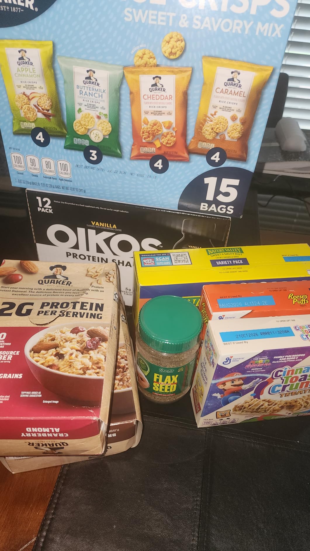 Quaker Rice Crisps, 4 Flavor Sweet and Savory Variety Mix, 15 count customer photo 1