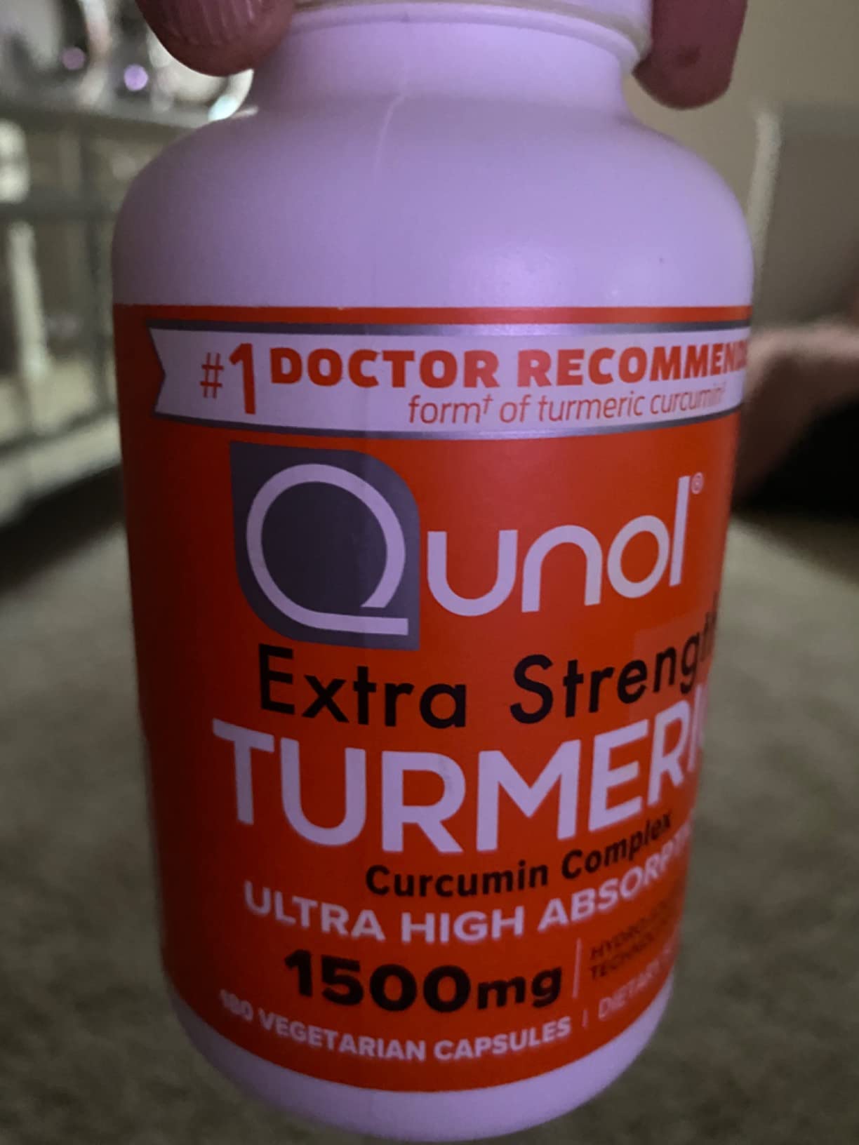 Qunol Turmeric Curcumin Supplement, 1000mg with Ultra High Absorption, for Joint Support, Extra Strength Capsules, 150 Count customer photo 1