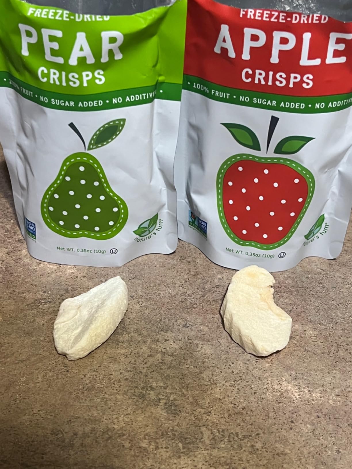 Nature's Turn Freeze-Dried Fruit Crisps - Lunchbox Snack Variety Bag Crisps, 15 Bags (0.35oz Each) - Healthy, Gluten-Free, Crispy & Delicious Snack - Ideal for Cereal, School Lunches, & On-the-Go customer photo 1