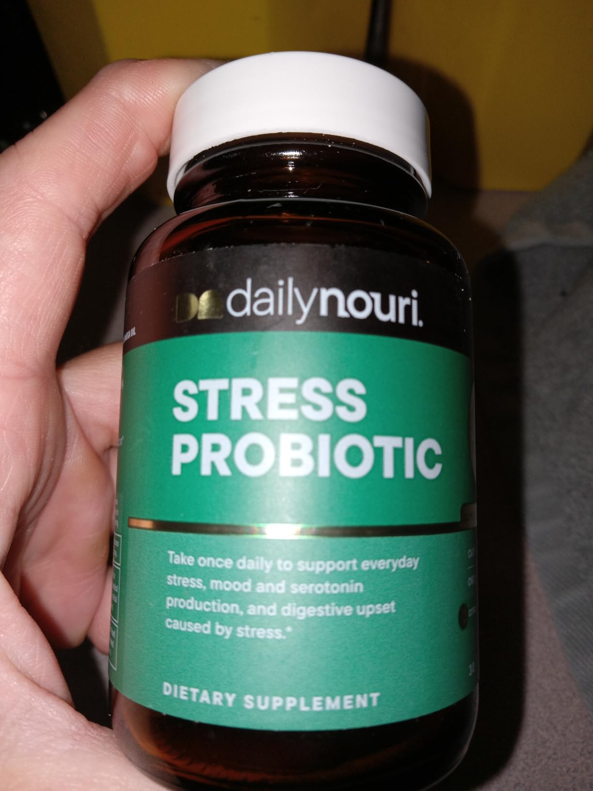 Daily Nouri Stress Support Probiotics for Women & Men | Mood & Cortisol Support | Gut-Brain Axis + Digestive Support | 3 Clinically Studied Strains + Omega | 30-Day Supply customer photo 2