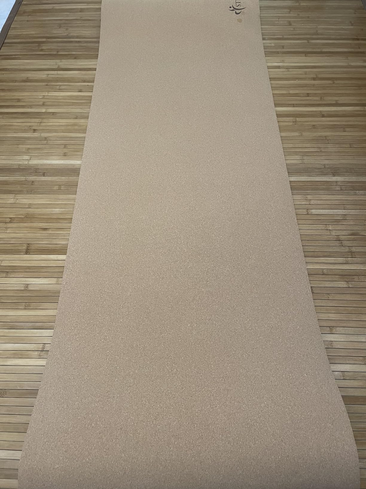 StrongTek Eco-Friendly Cork Yoga Mat, 7mm Thick, 72