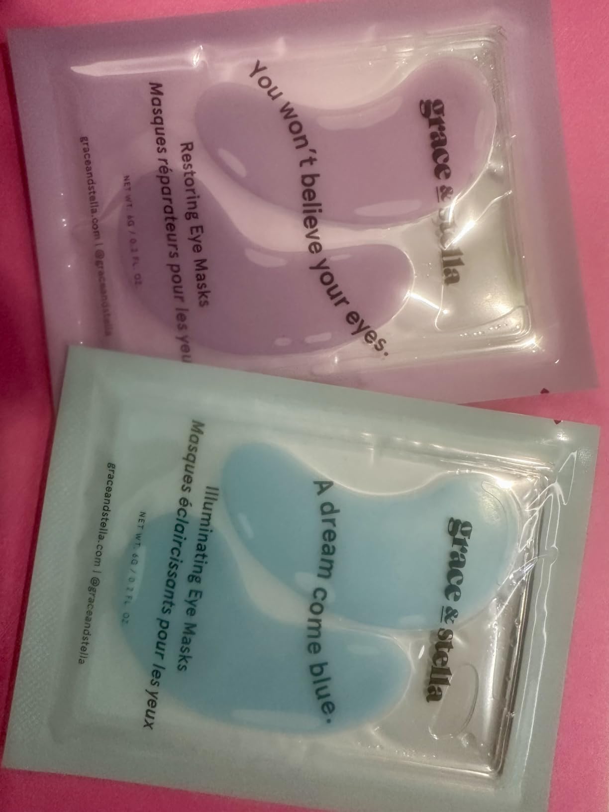 grace & stella Under Eye Patches (12 pairs) Eye Masks for Puffy Eyes and Dark Circles - Gifts for Women, Bridesmaids, Birthdays, Bachelorette Party, Self Care Gifts for Women - Vegan Cruelty-Free customer photo 2