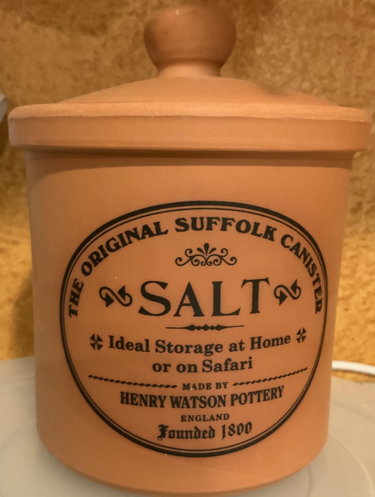 Henry Watson - Salt Jar - Made in England - 3.8 inches x 4 inches customer photo 1