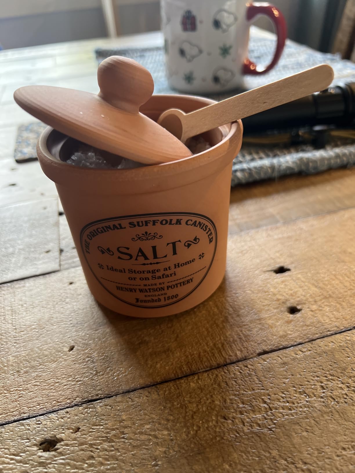 Henry Watson - Salt Jar - Made in England - 3.8 inches x 4 inches customer photo 2