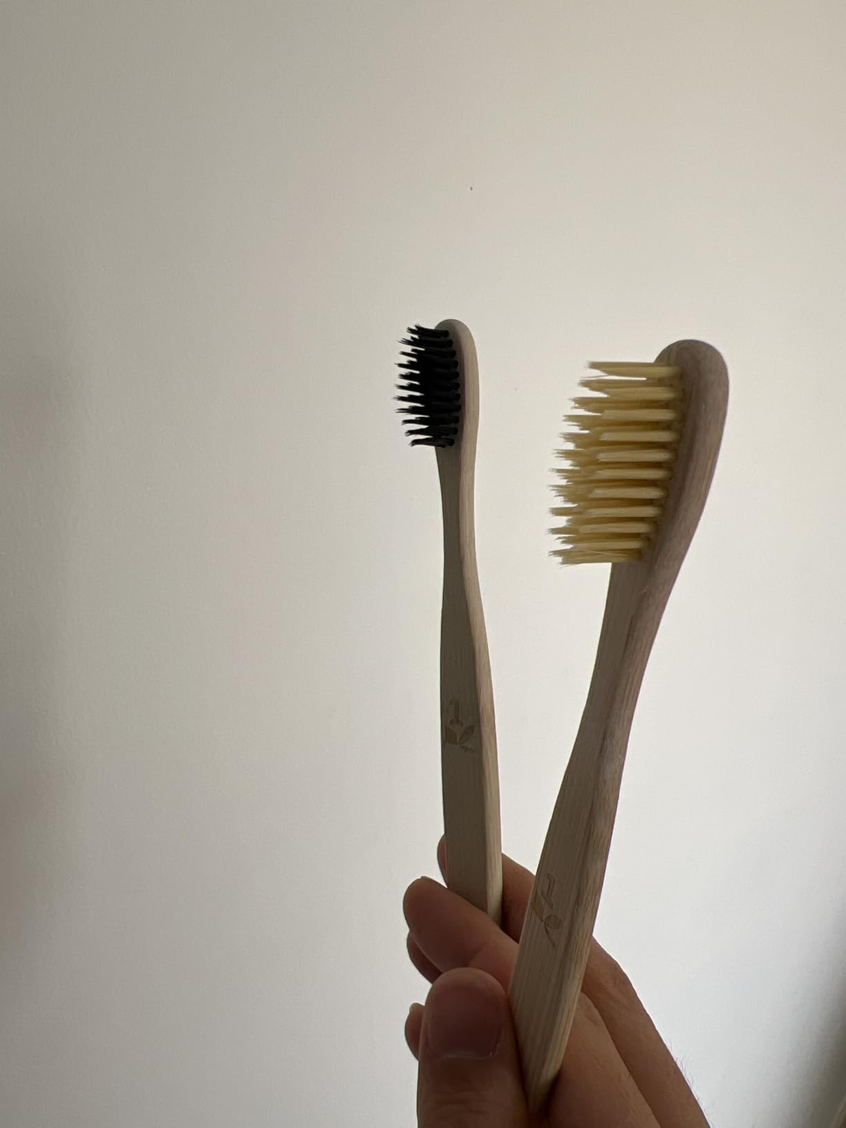 GENKENT Bamboo Toothbrushes 12 Pack Natural Toothbrushes BPA Free Soft Bristles Toothbrush Eco Friendly Charcoal Toothbrush for Travel customer photo 1