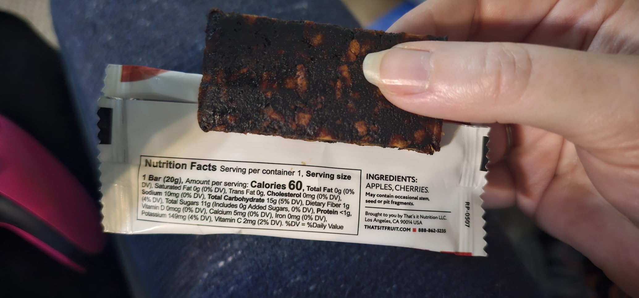That's it. Mini Fruit Bars (Variety 35 Pack) No Sugar Plant-Based, Vegan & Gluten Free, Breakfast Bar, Paleo, for Children, Non GMO, Fiber (7 Blueberry, 7 Cherry, 7 Fig, 7 Mango, 7 Strawberry) customer photo 1