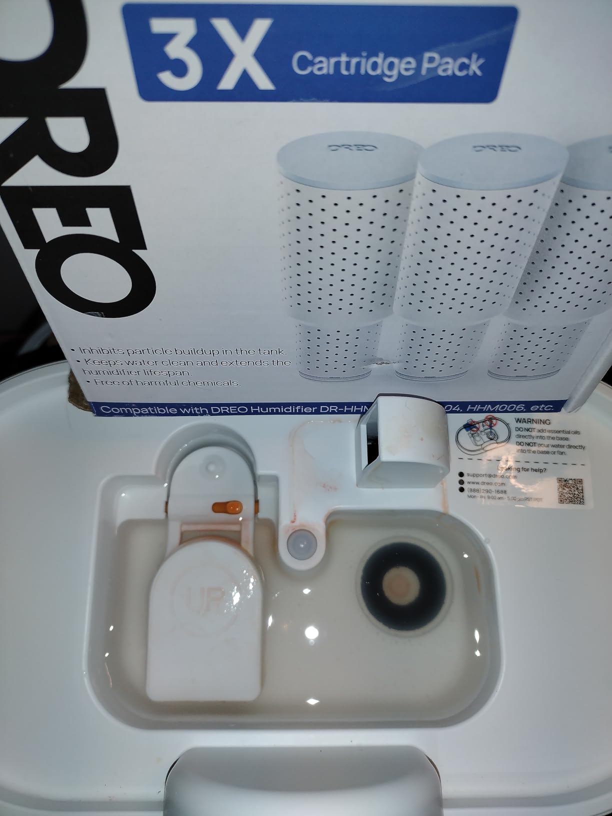 DREO Humidifiers for Bedroom, 6L Easy to Fill & Clean, 60H Runtime for Large Room, 28 dB Quiet Cool Mist Air Humidifier for Plant, Baby Nursery, Home, Indoor, Night Light, Precise Humidity Control customer photo 2