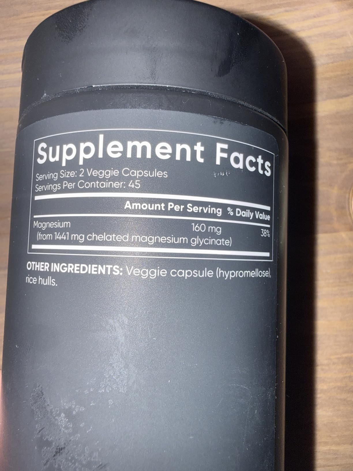 Sports Research Magnesium Glycinate - Supports Restful Sleep & Enzymatic Processes - 160 mg Chelated Magnesium - Vegan Capsule - 90 Count customer photo 1