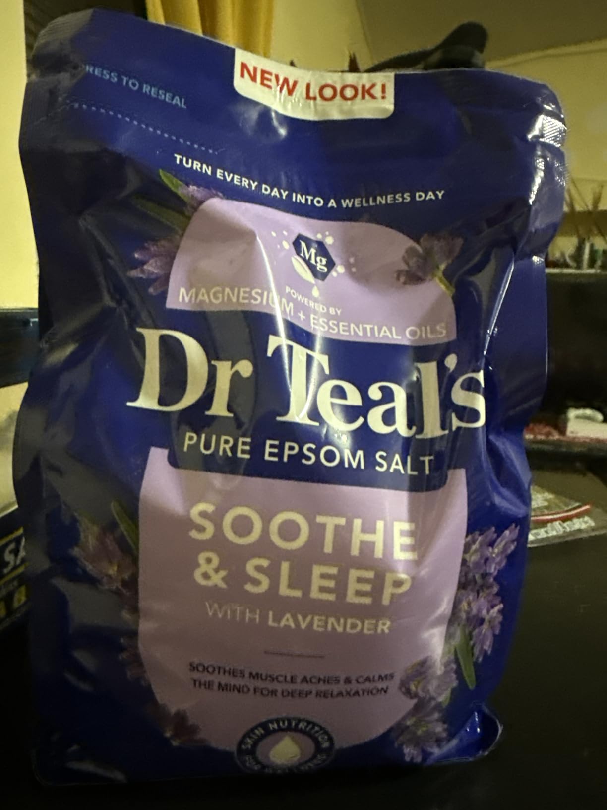 Dr Teal's Epsom Salt Magnesium Soak, Lavender & Eucalyptus Duo Bundle, 3 lbs (Pack of 2) customer photo 2