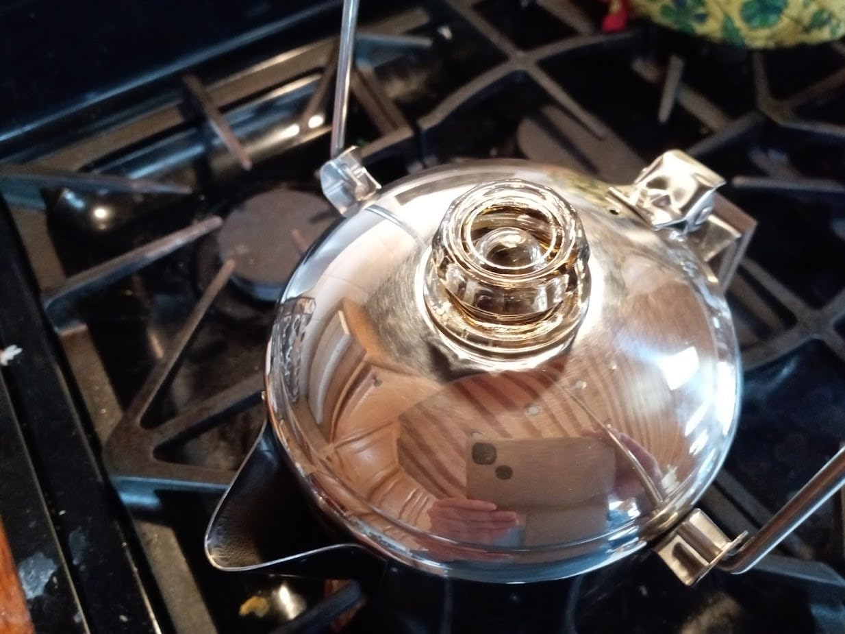 KingCamp Percolator Coffee Pot Campfire Coffee Boiler Kettle 304 Stainless Steel with Wood Handle for Outdoor Camping Cookware, Cabin, RV, Kitchen, Hunting & Backpacking, NO Aluminum or Plastic 9 Cup customer photo 1
