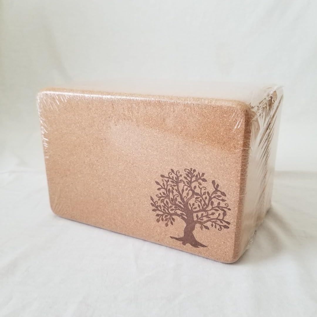 Cork Yoga Blocks 2 Pack Set, Natural Cork Soft Non-Slip Yoga Blocks, High Density & Eco Friendly Yoga Accessories for Women & Men, Ideal for Yoga, Pilates, Stretching and Toning customer photo 2