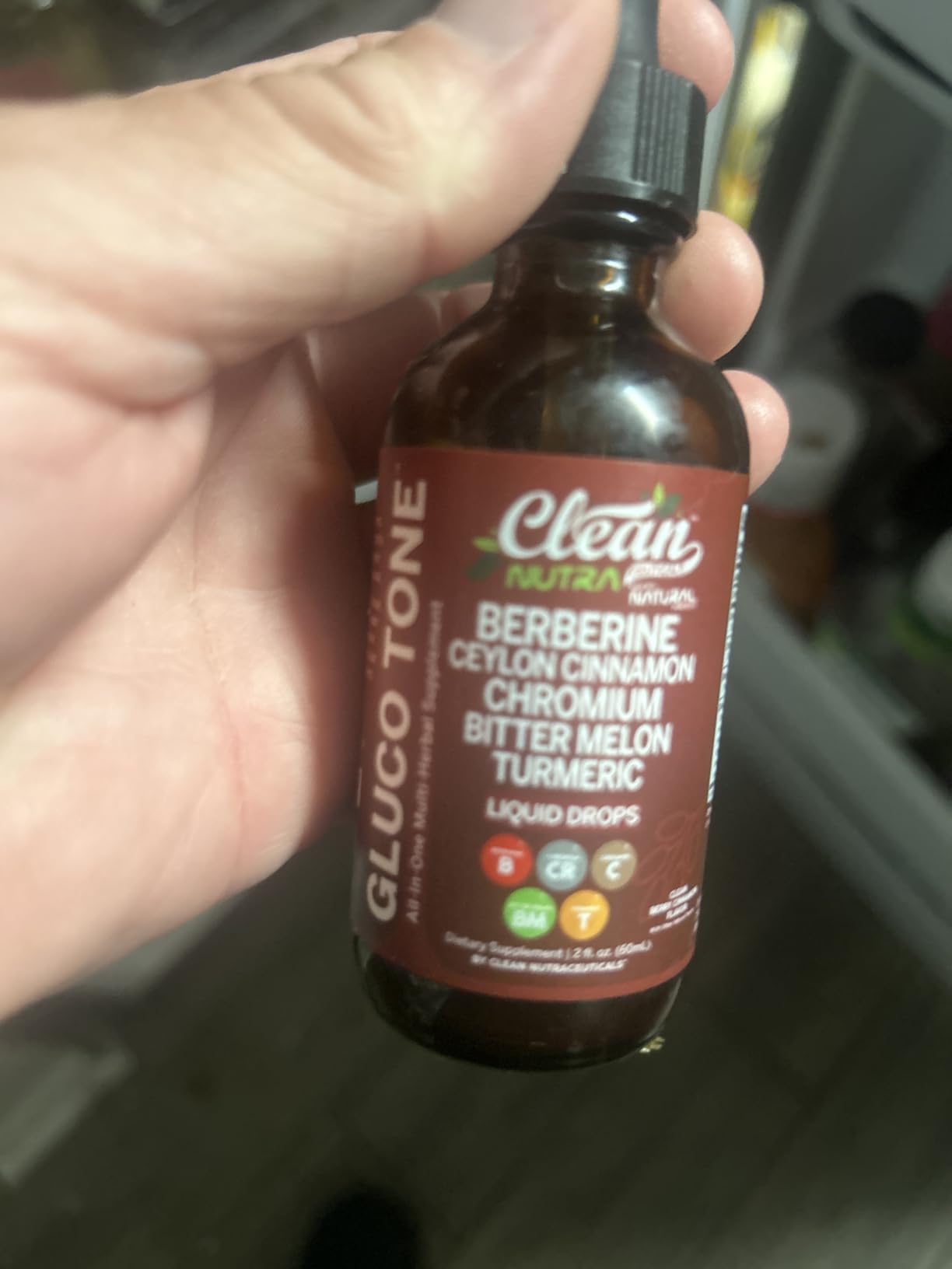 Clean Nutra Berberine with Ceylon Cinnamon Supplement Liquid Drops + Bitter Melon Extract, Glucomannan, Gymnema, Chromium, Turmeric, Organic Panax Ginseng, Moringa customer photo 1