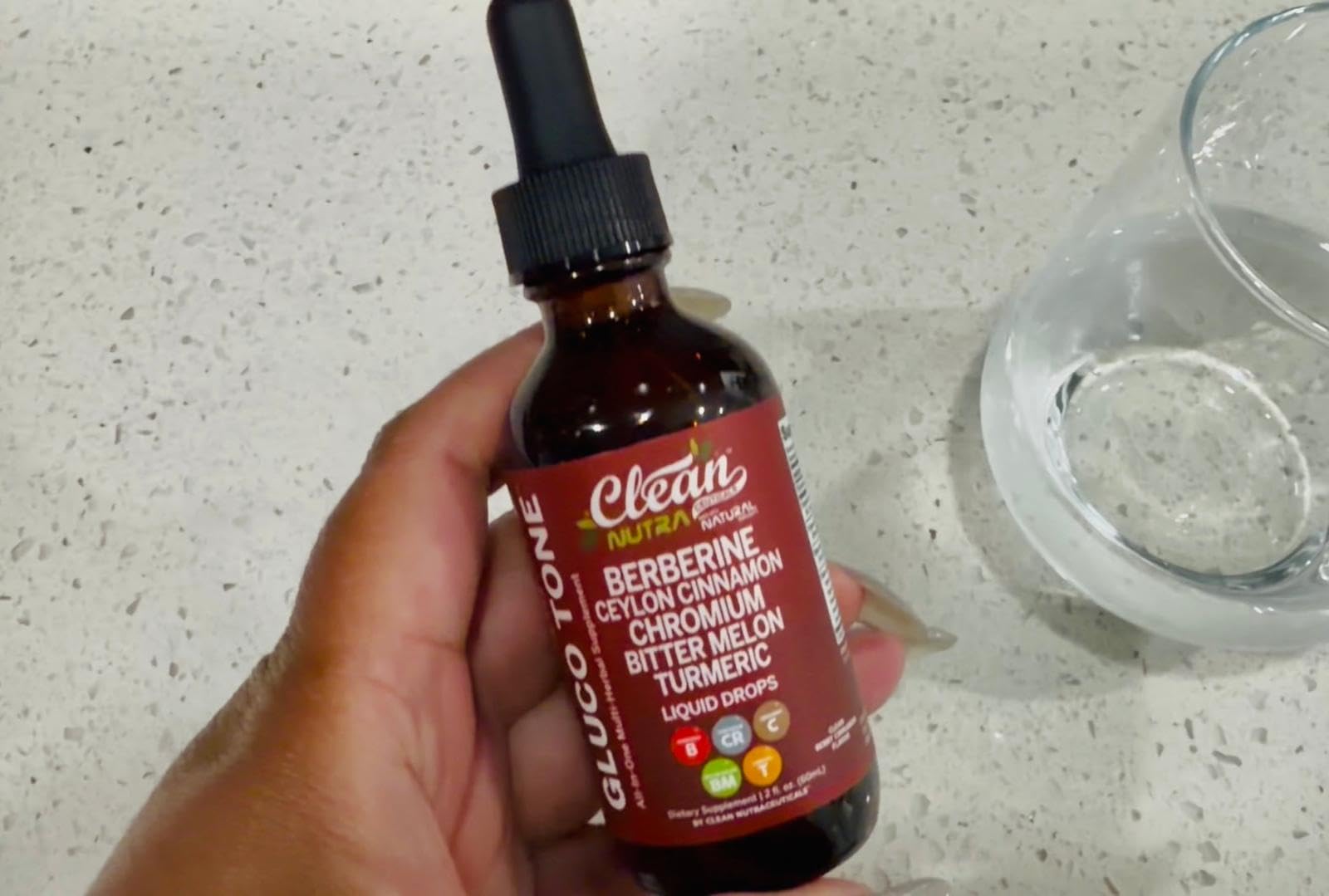 Clean Nutra Berberine with Ceylon Cinnamon Supplement Liquid Drops + Bitter Melon Extract, Glucomannan, Gymnema, Chromium, Turmeric, Organic Panax Ginseng, Moringa customer photo 2