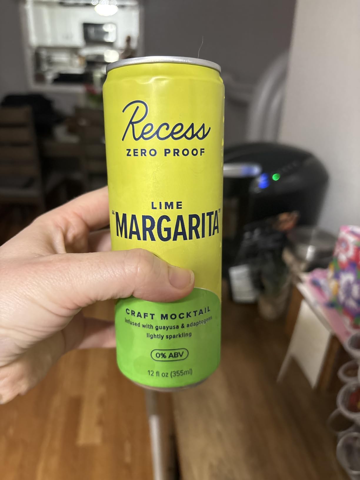 Recess Zero Proof Craft Mocktails, Alcohol Free Drinks, With Adaptogens, Non-Alcoholic Beverage Replacement, Mixer, Celebration, Party, (Happy Hour Sampler, 12oz, Pack of 12) customer photo 1