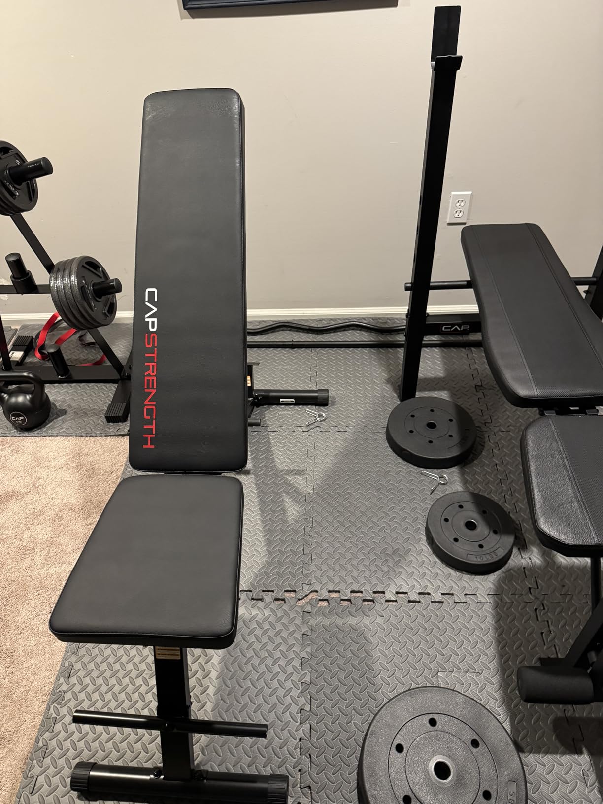 CAP Barbell Multi-Purpose Adjustable Utility Strength Training Weight Bench | Multiple Options customer photo 1