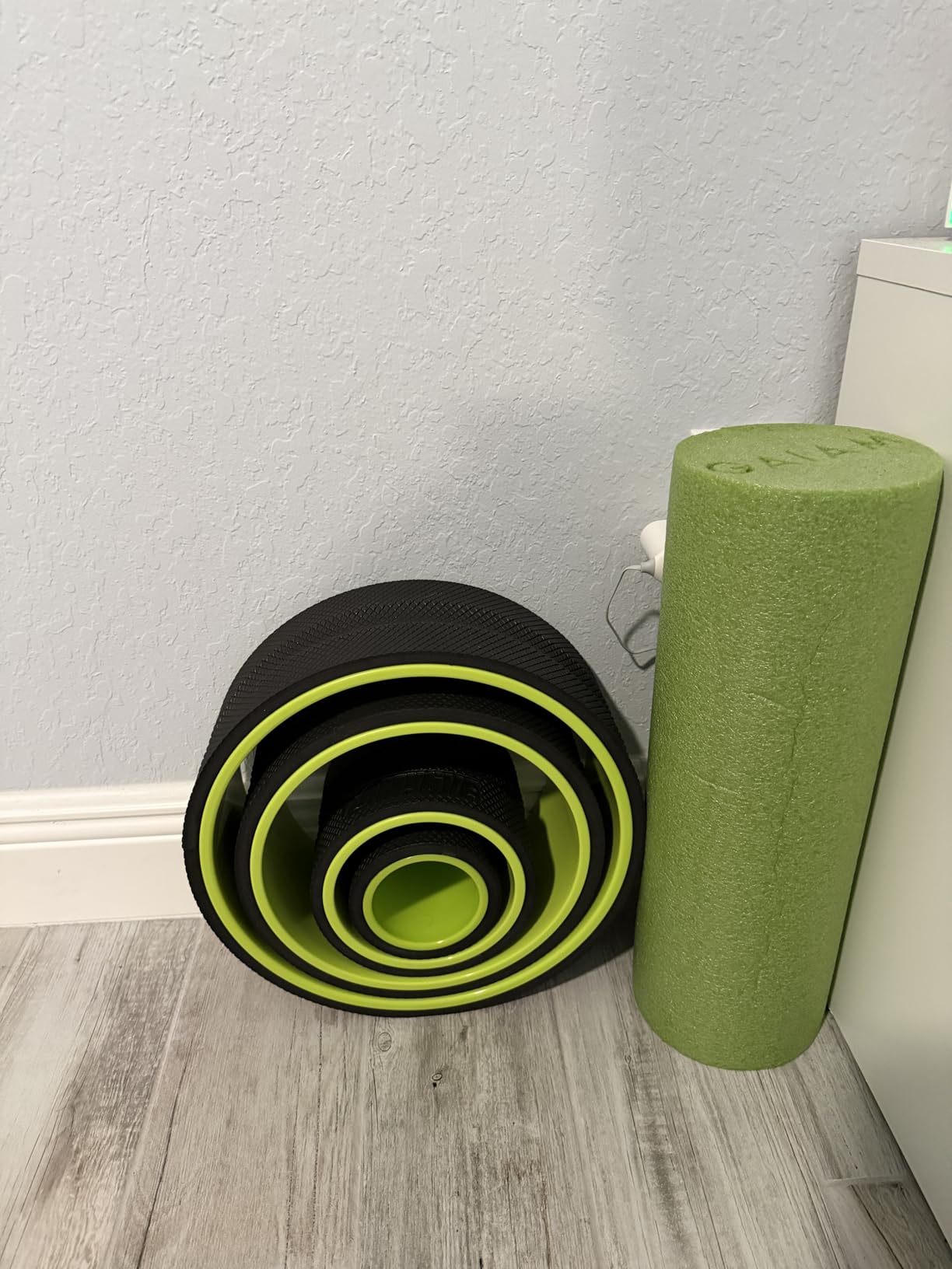 3 Pack Back Roller- Yoga Wheel for Back Pain Reliefn & Stretching, Back Wheel for Deep Tissue Massage, Foam Roller for Physical Therapy & Exercise customer photo 1