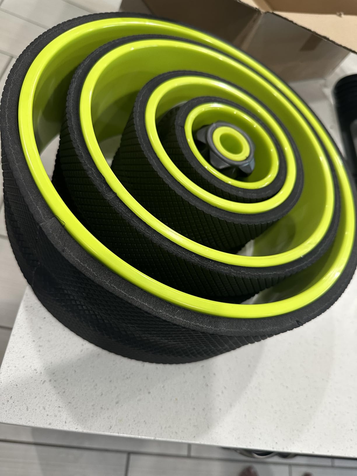 3 Pack Back Roller- Yoga Wheel for Back Pain Reliefn & Stretching, Back Wheel for Deep Tissue Massage, Foam Roller for Physical Therapy & Exercise customer photo 2