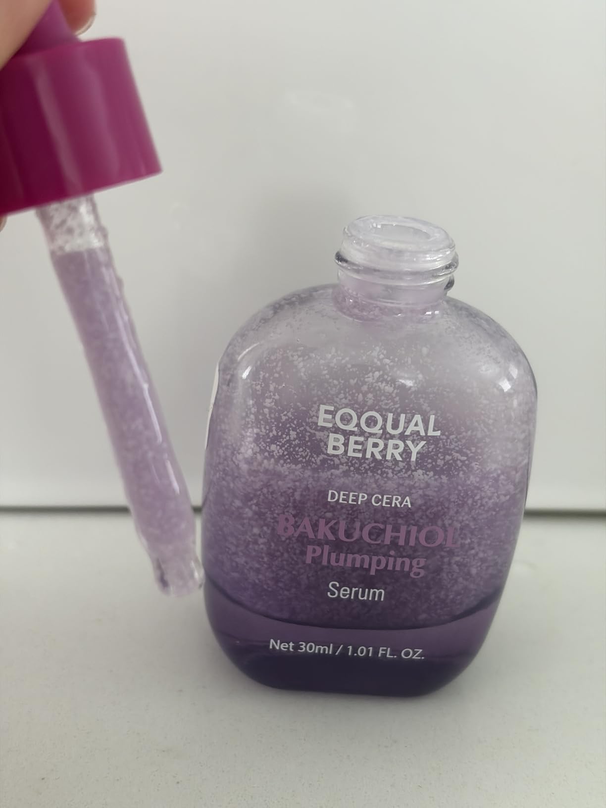 EQQUALBERRY Bakuchiol Plumping Face Serum - Retinol Natural Alternative for Sensitive Skin, with Niacinamide & Hyaluronic Acid, Pore & Wrinkle Korean Skin Care (1.01oz / 30ml) customer photo 2