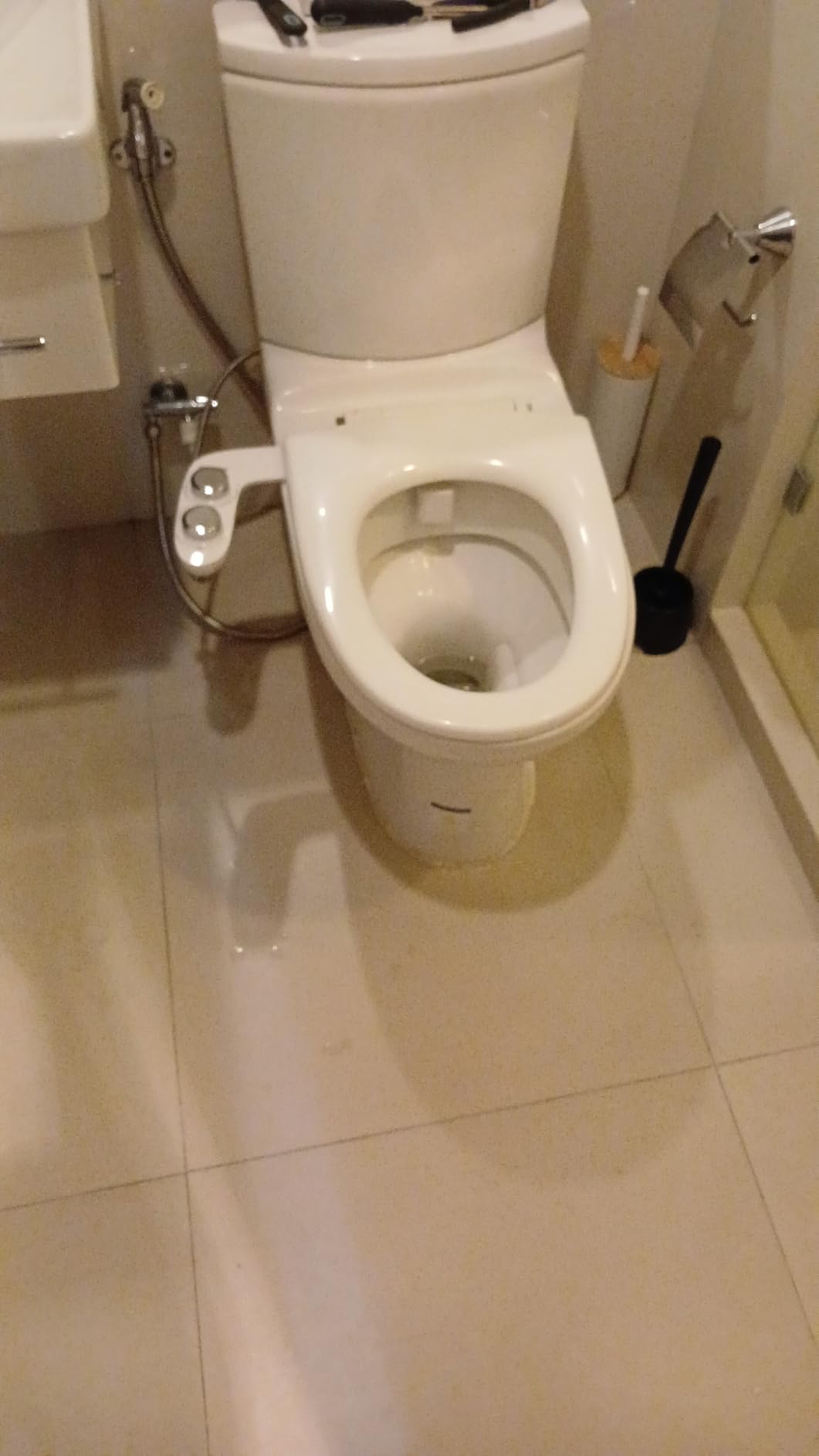 WATERLACE Bidet Attachment for Toilet Seat Water Pressure - Non Electric Bidets Self Cleaning Sprayer - Dual Nozzle Bidet Attachments Toilets Spray - Adjustable Bidets Wash Butt Cleaner for Bathroom customer photo 2