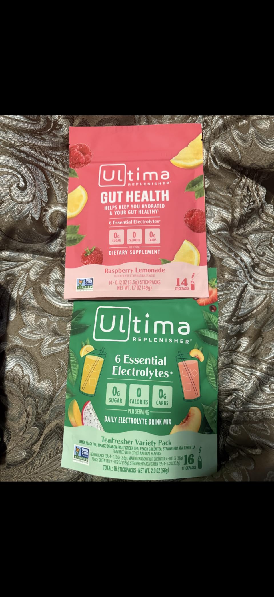 Ultima Replenisher Gut Health Supplement and Electrolytes Powder - Raspberry Lemonade, 14 Stickpacks - Hydration Packets with Added Gut Health Benefits customer photo 2