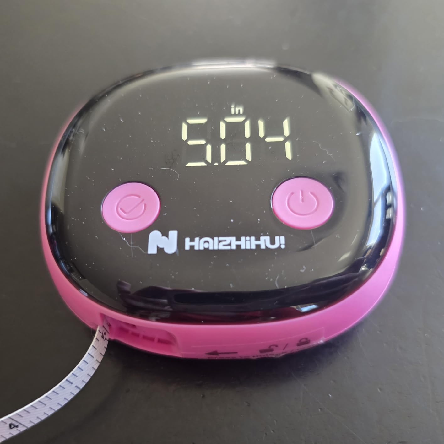 Fitdays Smart Body Tape Measure with Bluetooth Fitdays APP for Body Fat & Muscle Measurement, LED Display, Type-C, Unlimited Users (Black) customer photo 1