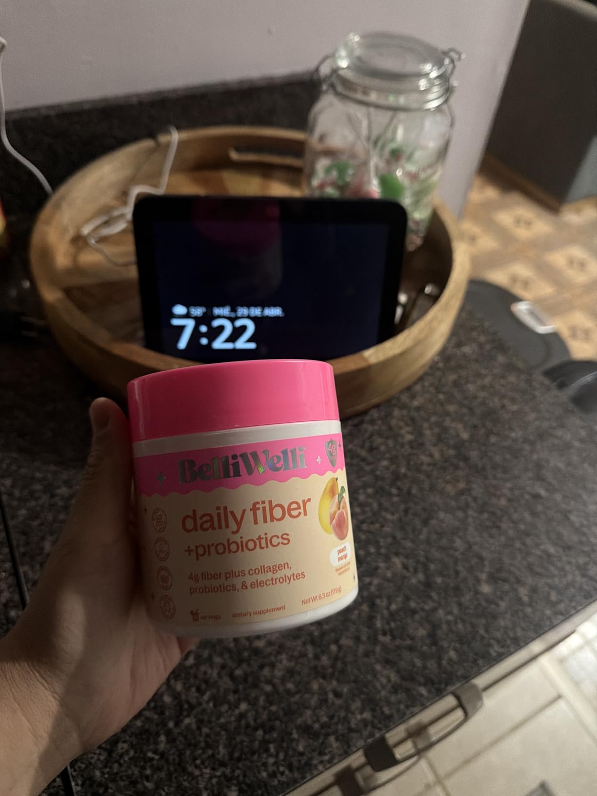 BelliWelli Fiber Supplement for Women & Men - Premium Daily Fiber Powder from Organic Acacia with Added Collagen, Electrolytes & Probiotics - No Bloat, Constipation & Gut Health Support (Peach Mango) customer photo 2
