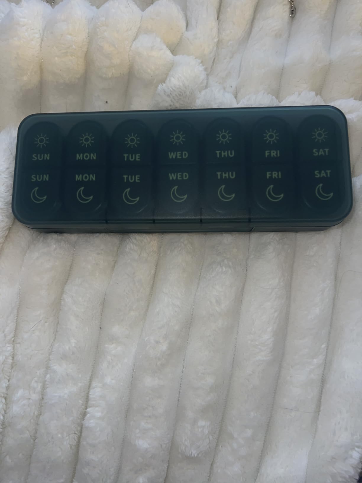 Pillex Pill Organizer 2 Times a Day, AM PM Pill Organizer 7 Day, Weekly Pill Box 2 Twice a Day, Travel Pill Case 7 Days, Medicine Organizer for Medication, Vitamins, Fish Oils, Supplements customer photo 1