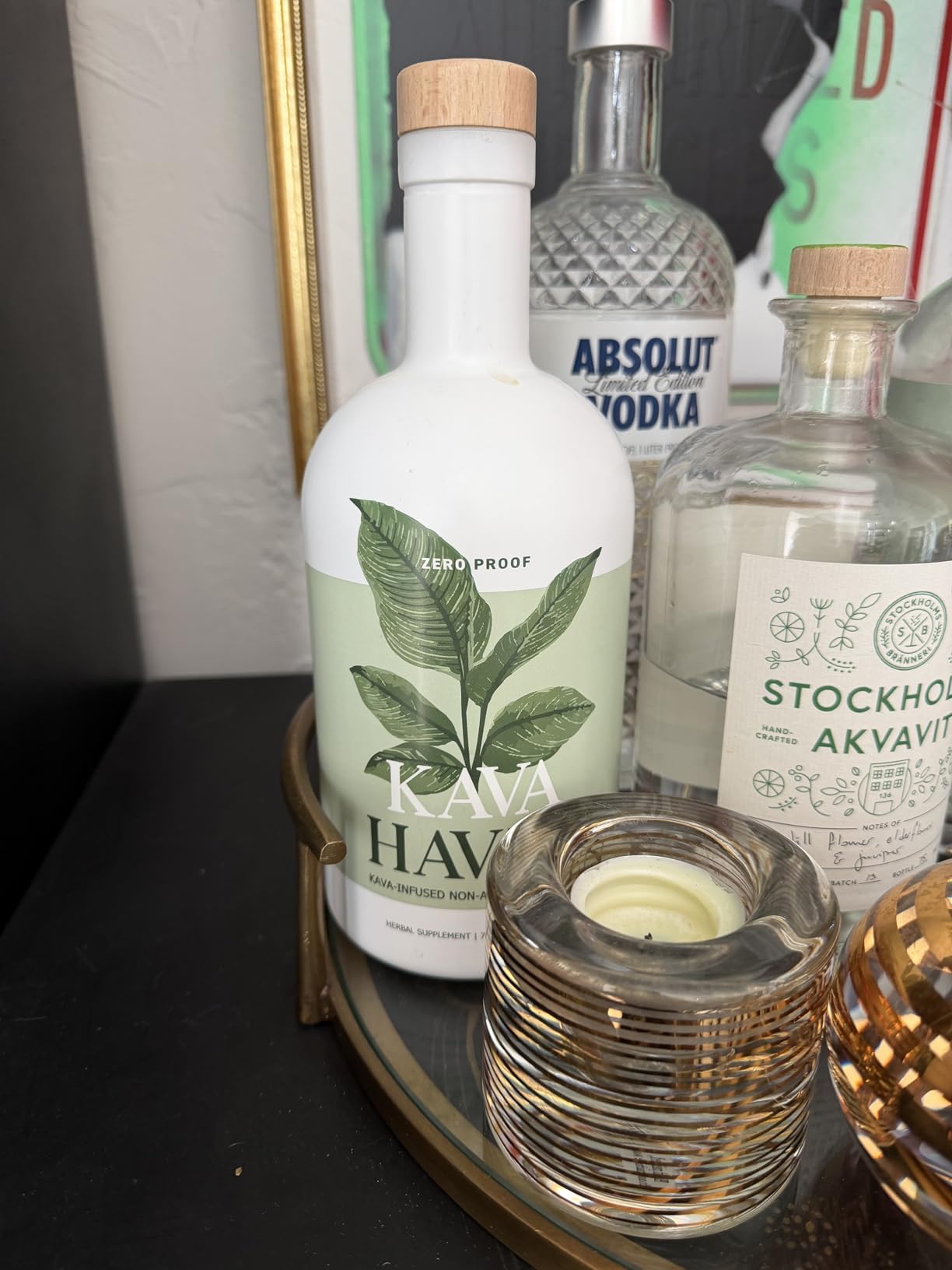 Kava Haven Non Alcoholic Spirit, 750mL Bottle | Kava Kava Drink | Non Alcohol Alternative Spirit for Mixed Drink Recipes | Low Calorie | All Natural | - Lemon Ginger Flavor (17 Servings) customer photo 1
