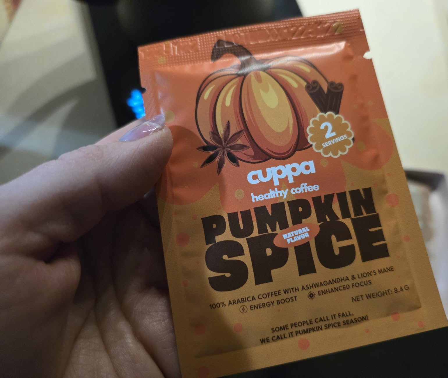 Cuppa Medium Roast Mushroom Coffee with Adaptogens & Superfoods - Lion's Mane, Ashwagandha & Cordyceps. Adaptogens + MCT to support natural energy, mental focus & gut health (30 Servings) customer photo 2