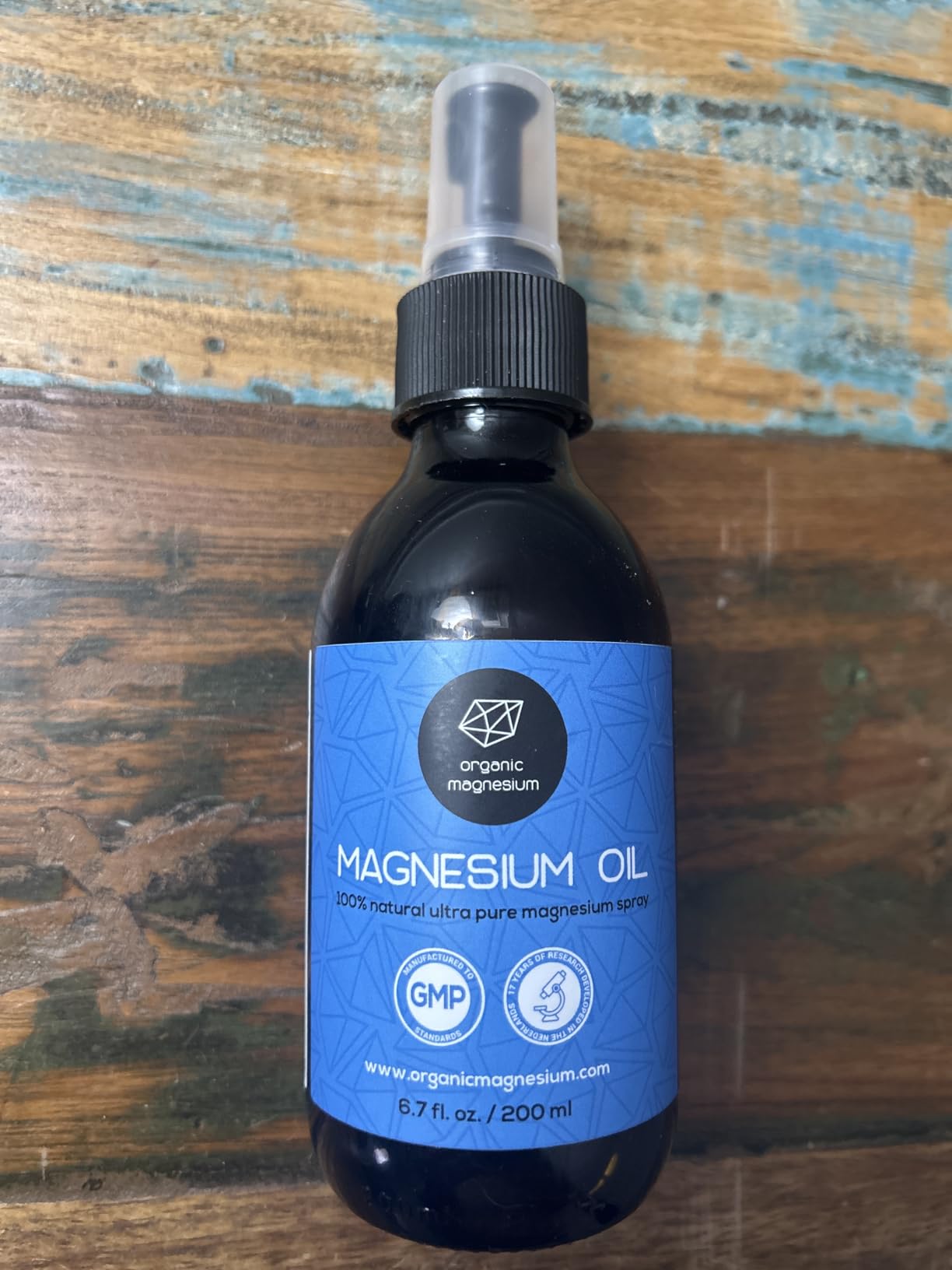 Organic Organic Magnesium Oil Spray for Feet, Sleep & Sore Muscles - 100% Pure Ancient Zechstein Mg Chloride, Topical Formula for Natural Relaxation, Body Massage, Leg Cramps & Workout Relief customer photo 2