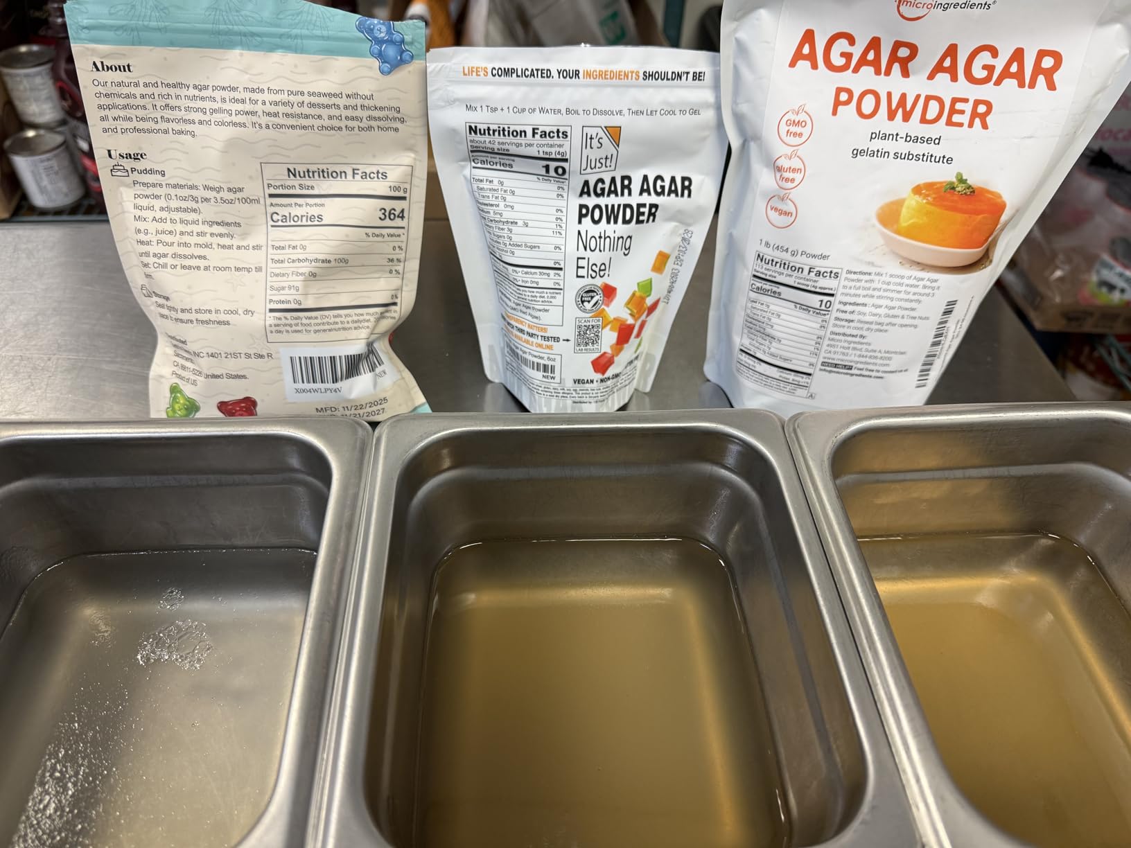 It's Just Agar Agar Powder - Vegan Gelatin Substitute, Plant Based, Non-GMO, Unflavored - 6oz customer photo 1