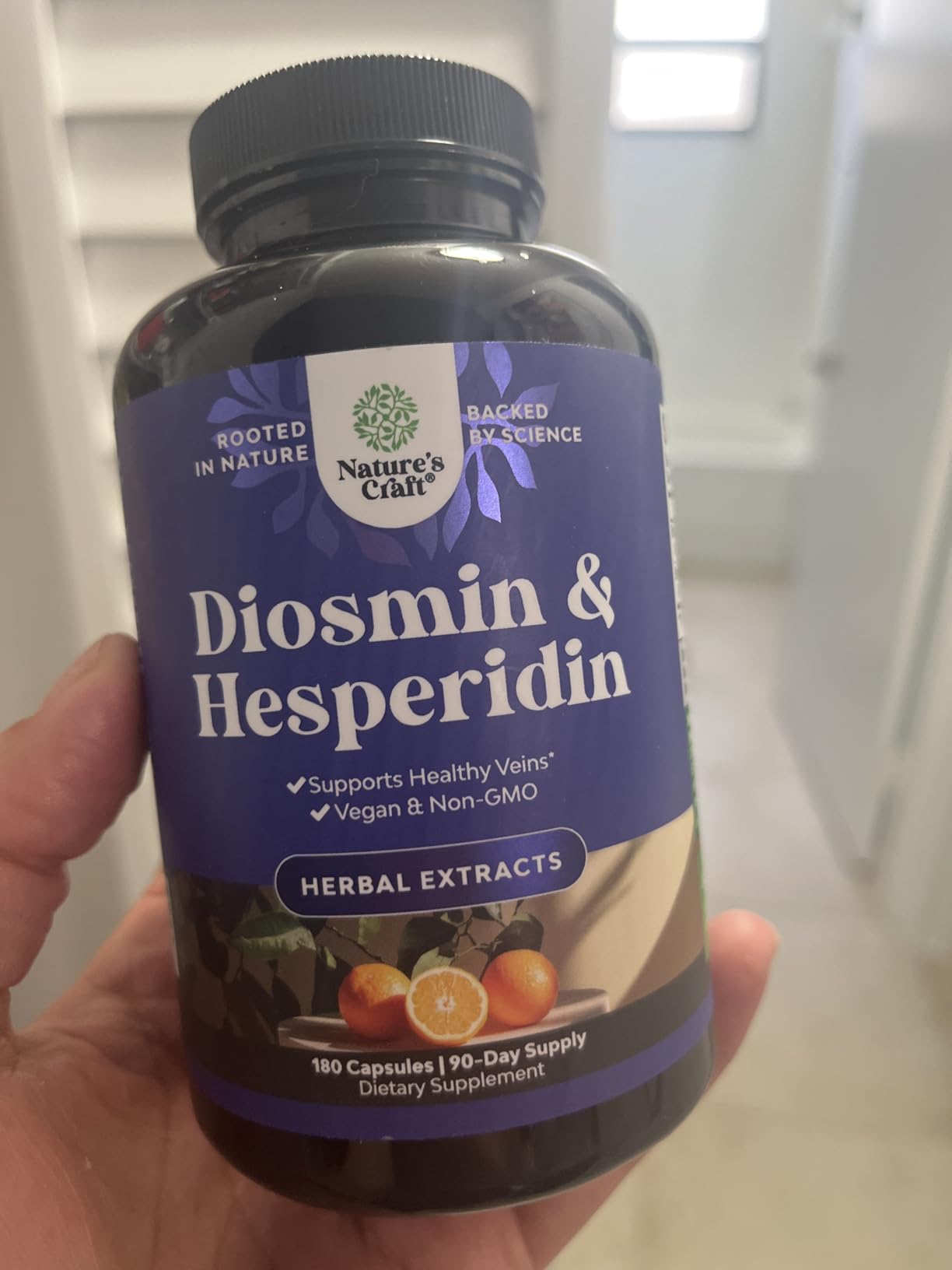 Diosmin Hesperidin 1000mg Complex for Adults - Bitter Orange Supplement for Varicose Veins Support, Leg & Feet Blood Health - 60 Count customer photo 1