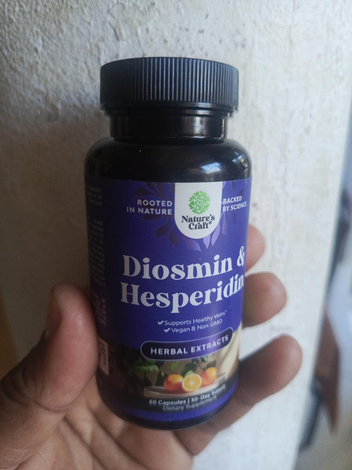 Diosmin Hesperidin 1000mg Complex for Adults - Bitter Orange Supplement for Varicose Veins Support, Leg & Feet Blood Health - 60 Count customer photo 2