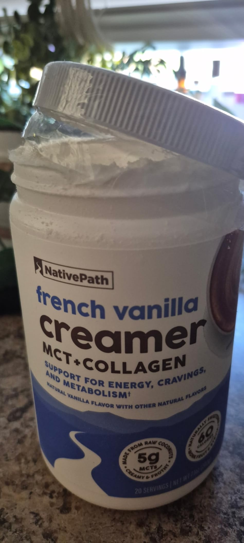 NativePath French Vanilla Keto Coffee Creamer - Collagen & MCT Oil Powder, Sugar-Free Non-Dairy Creamer - Grass-Fed, Monk Fruit Sweetened, Soy & Gluten Free, 7.1 oz (20 Servings) customer photo 2