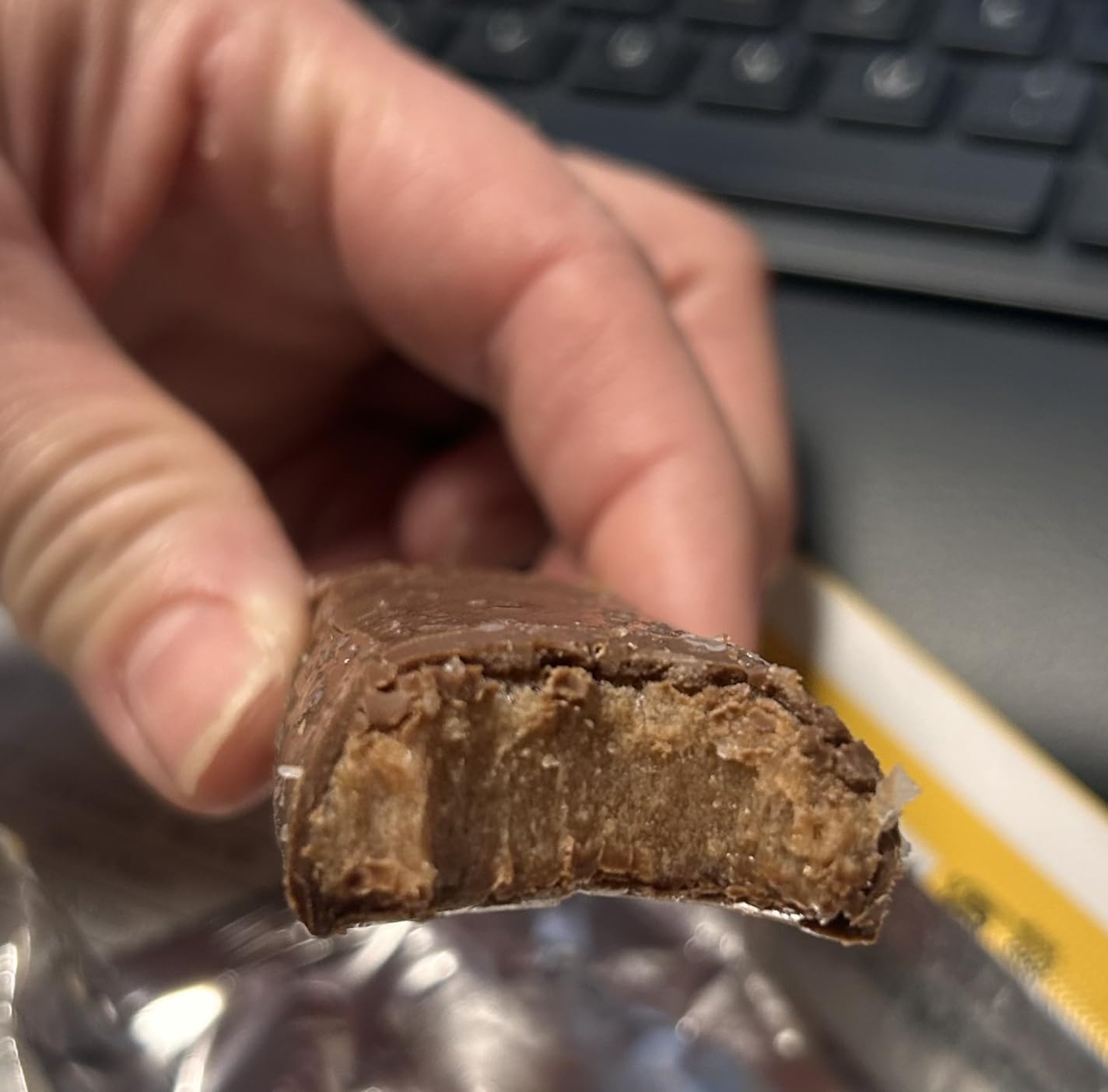 BUILT Bar Puff Protein Bars - Salted Caramel - 17g Protein Snack Bars with Collagen - Calorie Conscious & Gluten Free - 12 Count customer photo 1