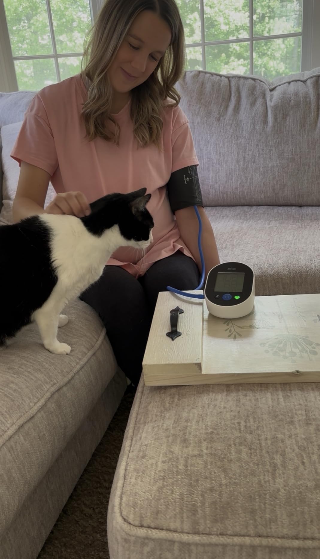 Braun ExactFit 2 Blood Pressure Monitors for Home Use - Accurate Blood Pressure Machine, Color-Coded Results, Large Display BP Monitor, Universal Upper Arm BP Cuff, 30 Memory Slots customer photo 1