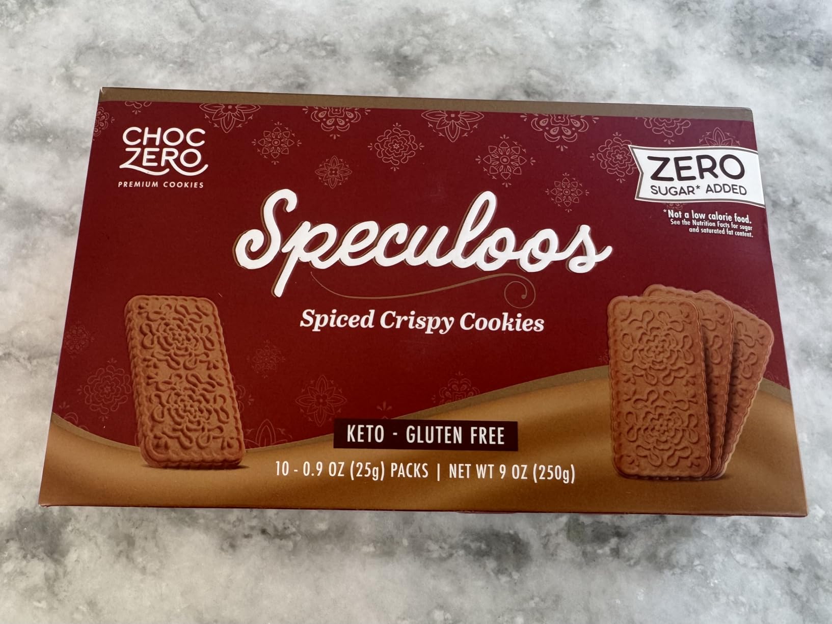 ChocZero Speculoos Cookies, Gluten Free, No Added Sugar, Spiced Windmill Keto Cookie, 30 Cookies Per Box, 9 Ounce customer photo 2