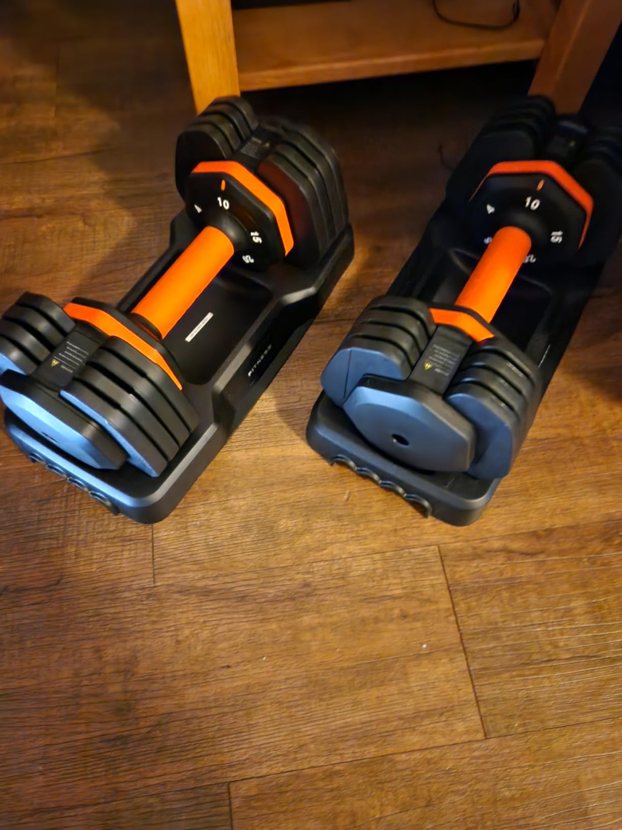 2026 FDB2 Updated Adjustable Dumbbell Set of 2, 110lbs/50lbs Weights Dumbbell Set with Storage Box, 25lbs/55lbs Adjustable Weights with Anti-slip Silicone Grip, Weight Set For Home Gym Suit both Men and Women customer photo 1