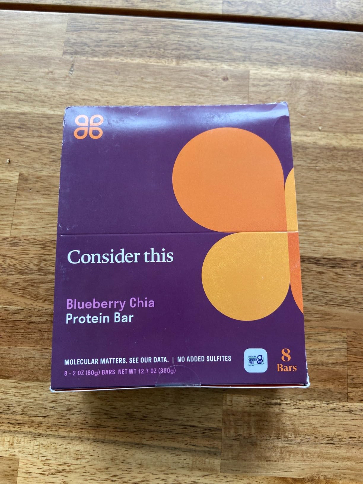 Consider This Low Histamine Protein Bars | 8 Count | Organic Ingreds | Top 9 Allergen Free | Gluten, Nut, Seed Oil, Dairy, Egg, Sesame, Soy Free | High Fiber customer photo 2