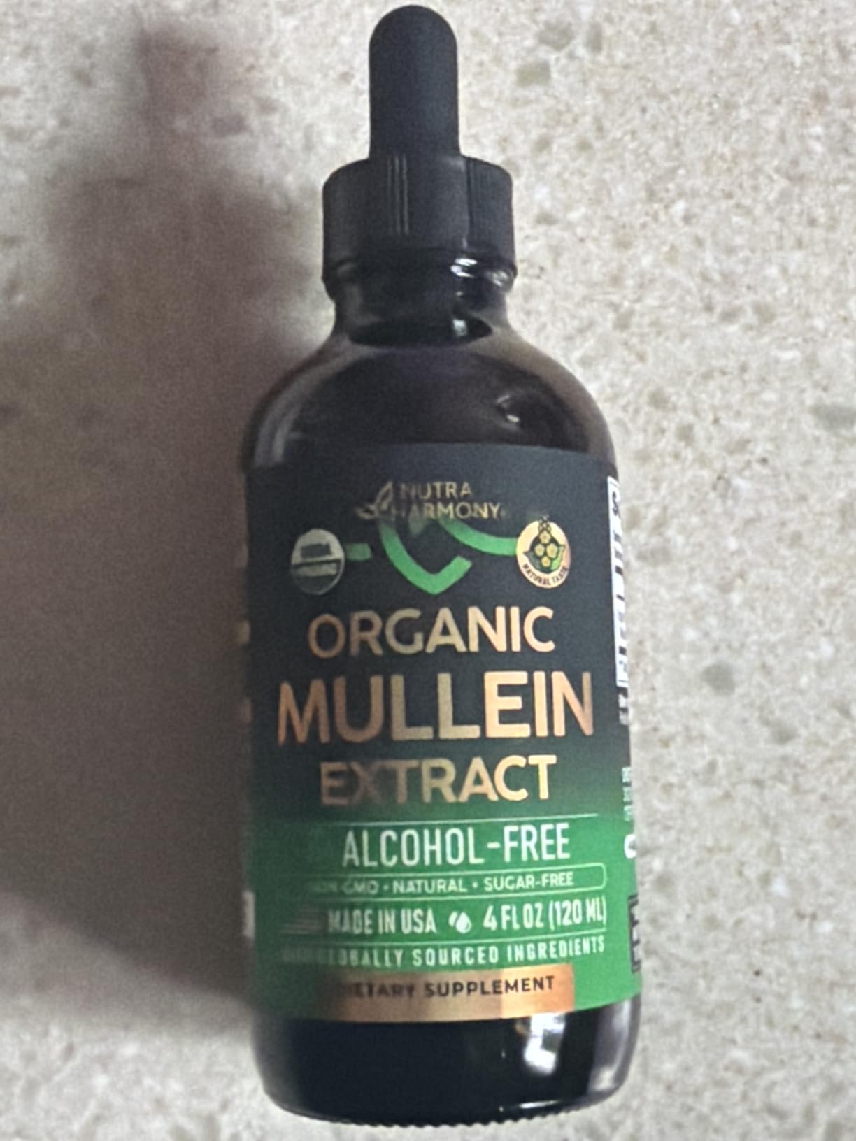 Mullein Drops for Lungs - USDA Organic Liquid - Mullein Leaf Extract Supplement - Lung & Bronchial Cleanse for Smokers - 2 oz customer photo 2