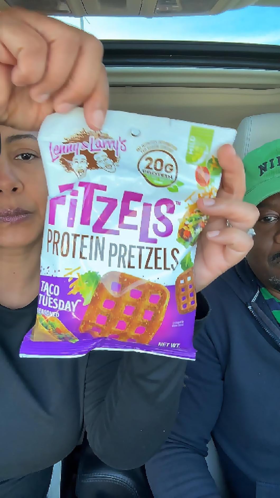 Lenny & Larry's FITZELS Variety Pack, 3 Flavors, 12 Count- Savory Pretzel Snacks Incredibly Tasty, High Protein Salty, Vegan, 20 g's of Plant Based Protein, 3 oz Each customer photo 1