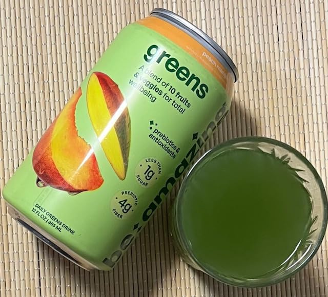 Be Amazing Greens Drink, Mixed Berry, Ready to Drink, 10 Organic Fruits & Vegetables, Coconut Water, Vitamin C, Prebiotic Fiber, 25 Calories, Low Sugar, Vegan, Gluten Free, On the Go, 8 Pack customer photo 1