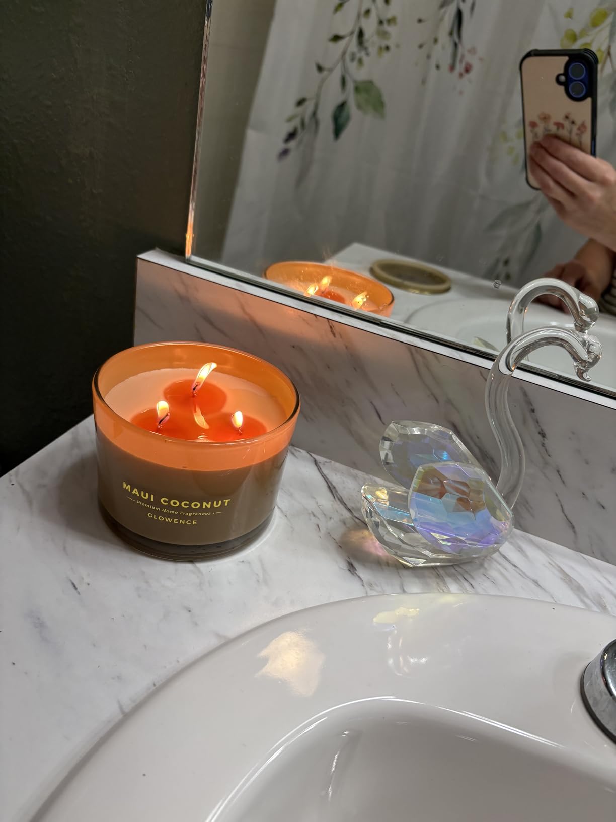 Luxury Coconut Scented Candle - Large 3 Wick Jar Candle - Elegant Gift for Women & Men - 100% Natural Soy Wax - Up to 40 Hours Burning Time - Housewarming Aromatherapy Candle for Home customer photo 2