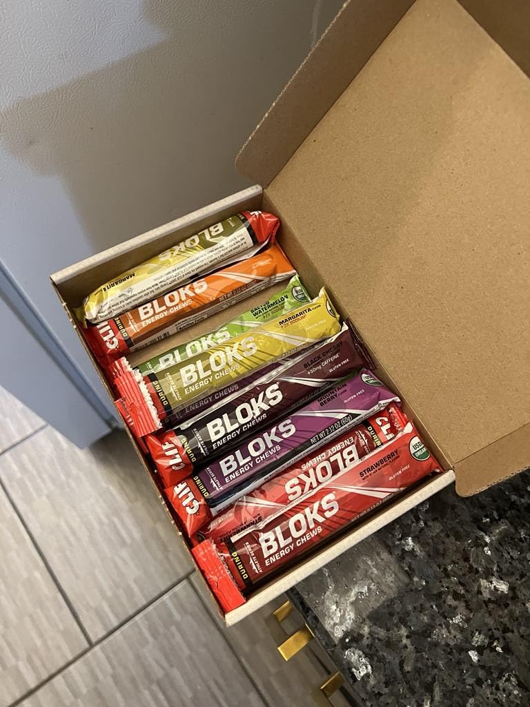 CLIF BLOKS - Energy Chews - Variety Pack - Non-GMO - Plant Based - Fast Fuel for Cycling and Running - Quick Carbohydrates and Electrolytes - 2.12 oz. Packets (12 Count) customer photo 2