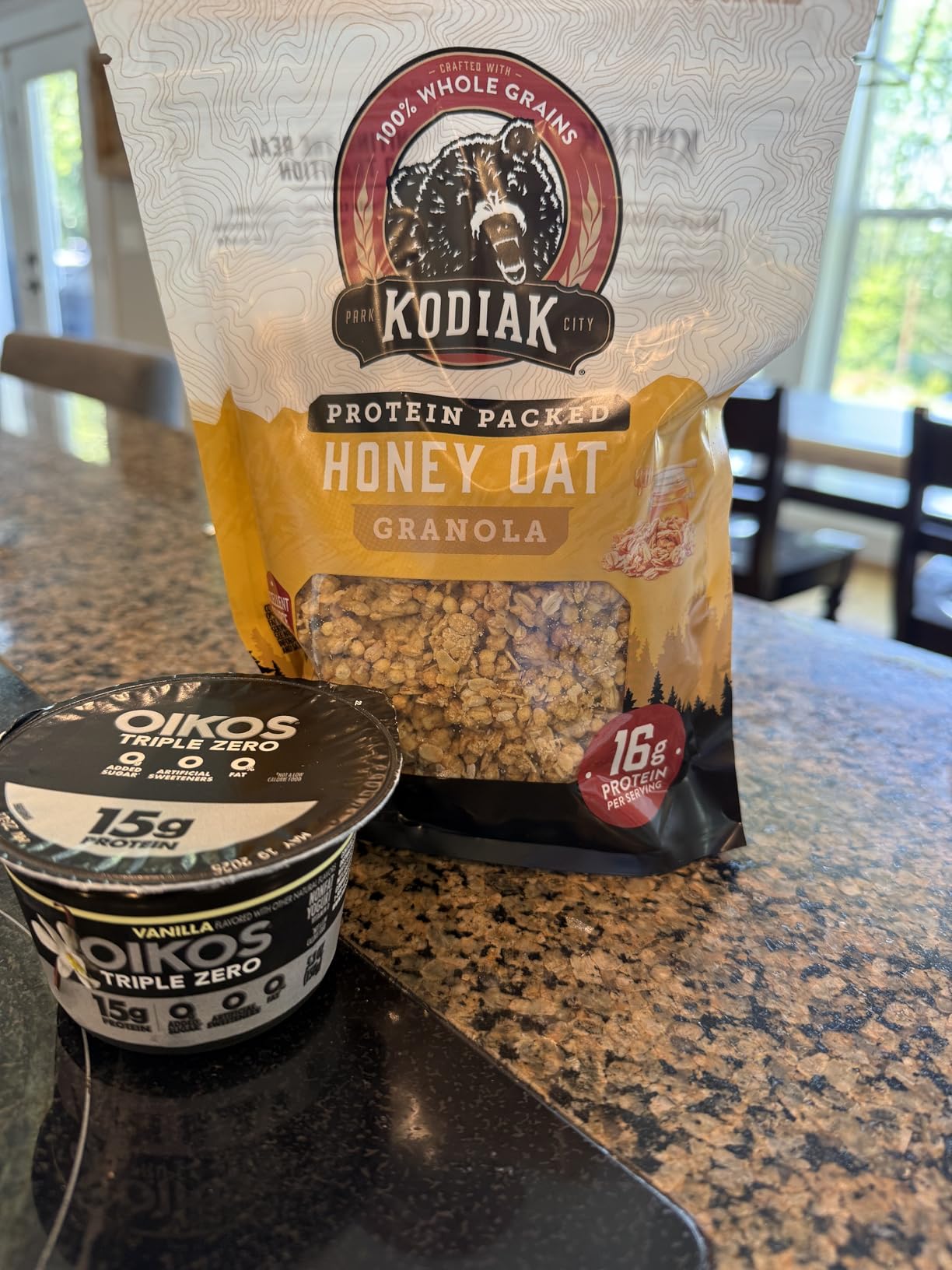 Kodiak Cakes Granola, Honey Oat, High Protein, 100% Whole Grains (Pack of 5 pouches) customer photo 1