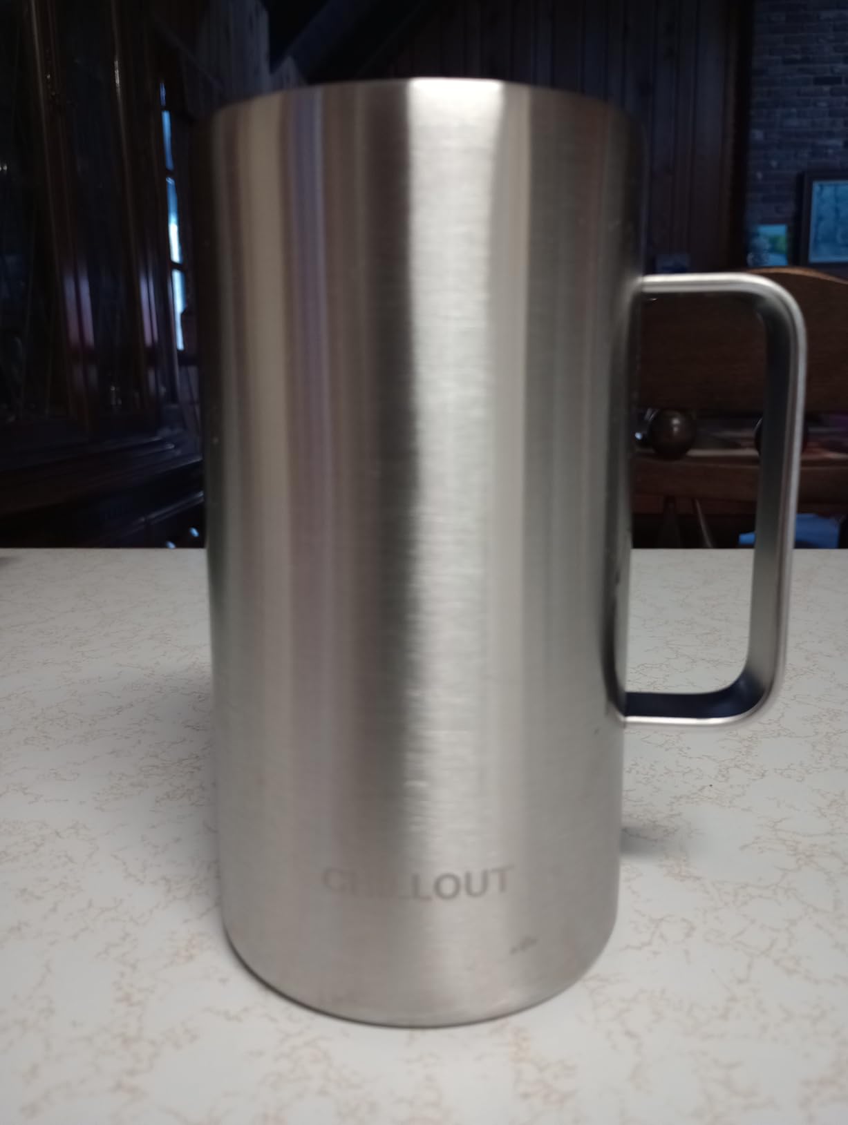 CHILLOUT LIFE Stainless Steel 20 oz Vacuum Insulated Coffee Mug with Handle and Lid, Large Thermal Camping Coffee Mug customer photo 2
